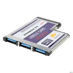 54mm for Express Card 3 Port USB Adapter Expresscard for Laptop FL1100 Chip