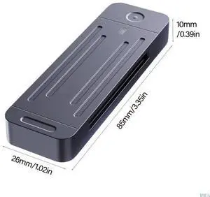 Efficient USB3.2 CFast 2.0 Card Reader 10Gbps Data Transmission Quick Data Access Through USB3.2 Type C