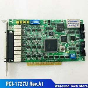 PCI-1727U Rev.A1 14 For Advantech Bit Serial Port 12-Channel Analog Output With Digital IO Card PCI-1727U Rev.A1 14 For Advantech Bit Serial Port 12-Channel Analog Output With Digital IO Card