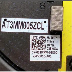 For Precision 7670 M7670 A5500 0MFWHG 028WXW Heatsink w/Cooling Fan For Precision 7670 M7670 A5500 0MFWHG 028WXW Heatsink w/Cooling Fan