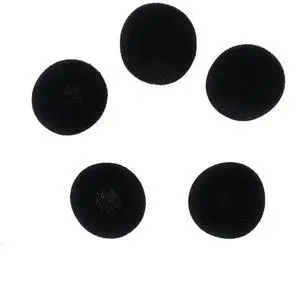 5pcs Soft Elastic Sponge Microphone Head Cover for Headset Collar Mic