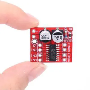 L298N DC Motor Driver Module Dual H Bridge Mini Dual DC Motor Module 2.5A Two Channel Reversing PWM Speed Electronic Components