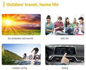 Unisex Anti Slip Touch Screen Gloves Breathable Sweatproof Knit Gloves Motorcycle Gloves Sports Full Finger