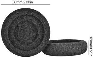Earpads Cushions Replacement Noise Isolation Foam Cushions Cover Earmuff Ear Cups Repair Parts for Jabra Evolve 65 Headphone