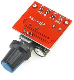 PWM Motor Speed Controller 5A Motor PWM Speed Controller DC 4.5V-35V 90W Fuse Automatic Recovery PWM Adjustable Drive Module