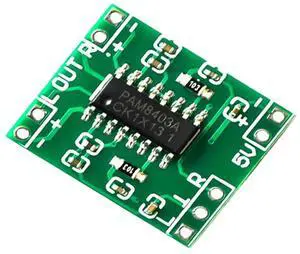 PAM8403 Super Mini Amplifier Board 2.5V-5.5V 2 Channels Sound Amplifier Module 2x3W USB Power Supply for