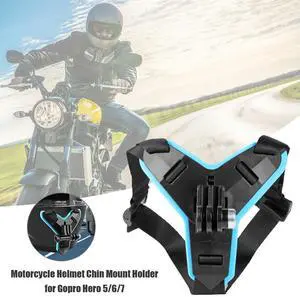Action Camera Mount Holder Full Face Motorcycle Helmet Chin Bracket for GoPro Bracket Motorcycle Helmet Supplies