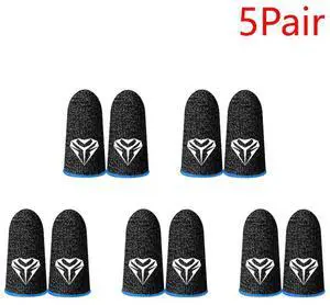 5 Pair Gaming Finger Sleeve Breathable Fingertips Covers for PUBG Fingertips Covers Touch Screen Finger Cots Cover