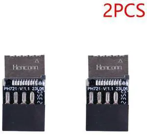 Motherboard USB 2.0 9Pin To Type-E Connector Plug & Play USB 2.0 Expansion Board Motherboard Converter for  OS/Linux