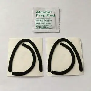 2 Sets Mouse Feet Mouse Skates For MX Vertical/MX Lift Vertial Mouse Black Mouse Glides Curved