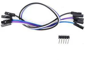 4 IN 1 Display Dot Matrix Module with 5Pin Wire MAX7219 Matrix LED Display Module 5V 32x8 Single-Chip Control LED Module