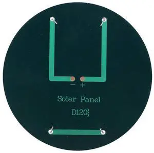 1.1W 5V Solar Panel Kit Mini Round Solar Epoxy Cell Charger Charger Phone Power Bank for 3.7-5V Solar /Light