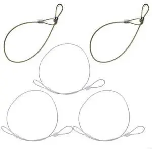 5pcs Safety Strap Stainless Steel Tether 30cm Multipurpose Practical Supplies for Children Girl Boys Household