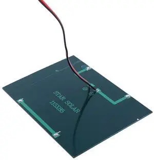 3W 12V Small Solar Cell with Cable Portable Solar Panel DIY Polysilicon Solar Epoxy Cell Charger for 9-12V /Mobile Phone