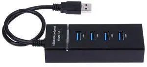 Universal Data Hub 4 Port Splitter Data Hub Adapter Super Speed Data USB Splitter Plug and Play for Laptop Camera Keyborad Mouse