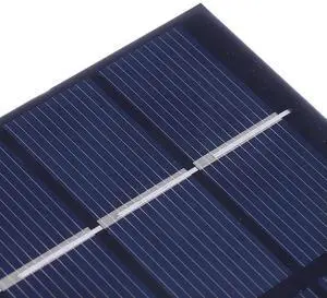 1.2W Solar Panel Charger Mobile Power Supply Polycrystalline Solar Portable Charging Panel Lightweight for Charger 3.7 Batteries
