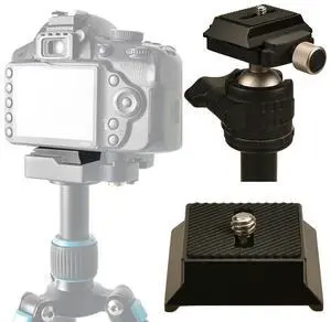 Quick Release Plate for Arca Manfrotto Dual Use l Quick Release Plate Camera Tripod Mount for RS2/RSC2/RS3 Stabilizer