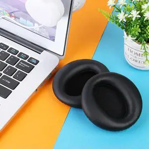 1 Pair Replacement Ear Cushions Covers Memory Foam Headphone Earpads PU Leather Headset Ear Cushions for COWIN E7/E7 Pro Headset