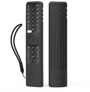 Waterproof Protective Case with Lanyard Silicone Remote Control Protective Case Replacement Parts for MI TV P1/P1E/Q1/Q1E