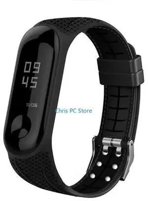 Wristband Silicone Strap Belt Sweat Proof for Mi Band 3 4 Watch Bracelet Wristband Silicone Strap Belt Sweat Proof for Mi Band 3 4 Watch Bracelet