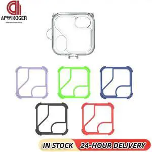 Wireless Headphones Cover PC Transparent Headset Case Cover with 5 Pairs Silicone Ring Lanyard and l Hook for Nothing Ear 2