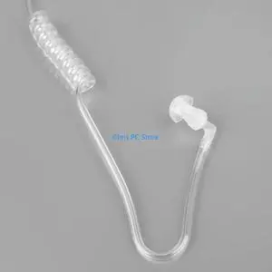 Single Headset In Ear Anti Radiation Stereo Earphone Wire Earbud With Mic