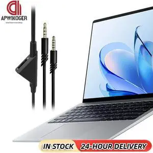 2.0M/6.5 Feet Aux Wire W/ Volume Control Audio Cable for PC PS4 Etc Headset Cord Lead for Astro A10 A30 A40 A50 Gaming Headsets