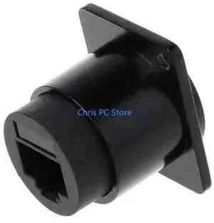 RJ45 Cat6 Panel Mount Ethernet Expansion Adapter Connector