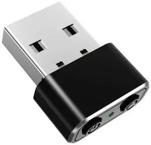 Mini Automatic Mouse Jiggler Mover 3 Track Mode Adjustable Automatic Move Cursor Undetectable Indicator Light for Laptop Desktop