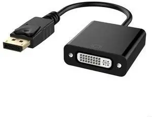 DisplayPort Converter To DVI Converters 1080P 60Hz Enhances Transmission Portable For Laptop Monitor Setups