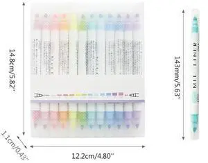 Bible Highlighters No Bleeding Ink Pastel Highlighter Gel Highlighters Pastel Highlighter Set Dry Highlighter Bible Mark
