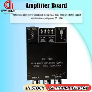 ZK-1002T Bluetooth-Compatible HIFI 2.0 Channel Amplifier Stereo Speaker Boards