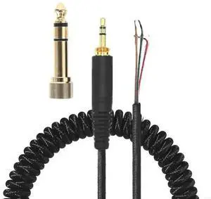 Replacement Spring Cable Cord Wire Plug for -Beyerdynamic 770 770Pro 990 990Pro Headphone Accessories