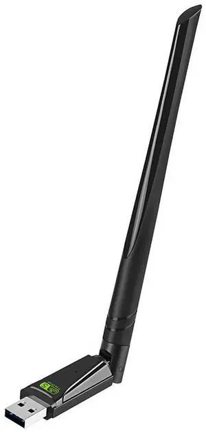 650Mbps Wireless Network Card Wide Coverage Dual Band 2.4GHz 5GHz Wireless Dongle Network Card Plug and Play for Desktop Laptop