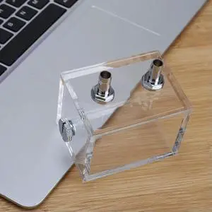200ml Water Cooling Radiator G1/4 2 Thread Full Transparent Water 5mm Thickness for PC Liquid Cooling System Accessories