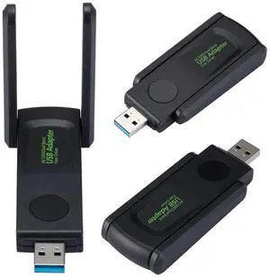 1300Mbps USB 3.0 Wireless Network Card Dual Band 2.4G 5Ghz Dongle 802.11ac Wireless Receiver Driver Free for Win 10/11