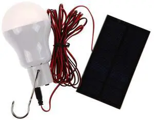 Outdoor Waterproof Camping Lamps Solar Powered Lamp LED Solar Bulb Light for Camp Tent Night Fishing Emergency Lights
