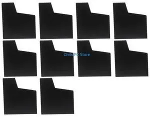 Anti-dirts Protective Cover Dust for Protection for Case Protector Game Cartridge Sleeve Suitable for NES Black 10 P