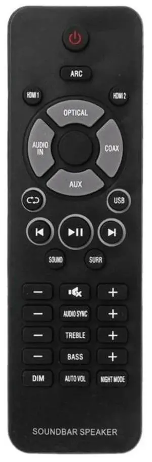 Wearproof Controller Home Appliance Remote Control for OUNDBAR HTL1190B/05 HTL1190B/12 FIDELIO XS1 XS1/12