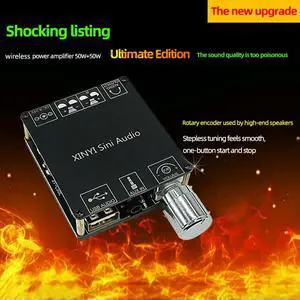 XY-C50L 50Wx2 Amplifier APP Control Bluetooth-Compatible Audio Module