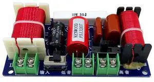 250W 2-Way Speaker Audio Frequency Divider 2500-3000Hz Audio HiFi Filter Circuit Board Home Theater Audio Modification