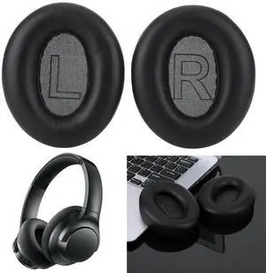 1 Pair Replacement Ear Cushion Memory Foam Headphone Earpads Headset Ear Cushions for Anker Soundcore Life 2 Q20 Q20+ Q20I Q20BT