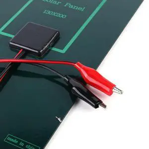 8W 18V Portable Solar Panel with Clip Solar Charging Panel Solar Charger for Outdoor Camping for 12-18V Charging