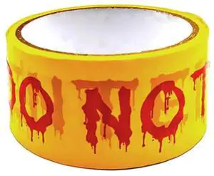 Halloween Decorations Caution Tape,Do Not Enter Scary Caution Tape Roll Outdoor Spooky DIY Decorative Accessory 1Pcs