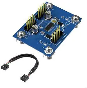 9Pin USB Splitter Expansion Card 1 to 2 USB2.0 9-Pin Extension Adapter Board For Desktop Motherboardd Header