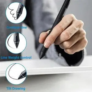 Standard Pen Nibs For WACOM, 24Pcs Black Replacement Refill Pen Tips For Wacom Intuos Pro, Wacom Imobilestudio Pro