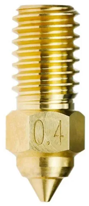 5PCS 3D Printer Brass Nozzle For Ender-7/Spider/Ender3v3 SE High Speed High Hardness 0.4Mm Brass Nozzle