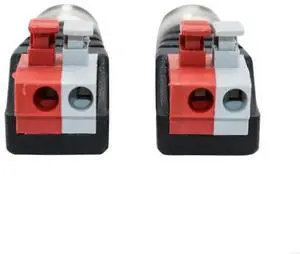 Quick and Secure ABS BNC Video Baluns Adapter BNC Conversion Plugs with Press Type Design for Quick Installations