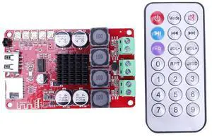 TPA3116 Power Amplifier Board TF Card U-disk Player 2x50W Power Amplifier Board Bluetooth-compatible Receiver FM Radio