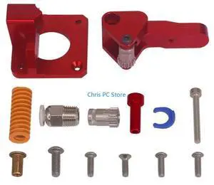 For CR10 Upgraded Dual Gear Extruder Double Pulleys Direct Aluminum Extruder for Ender 3 CR10S Printer Part